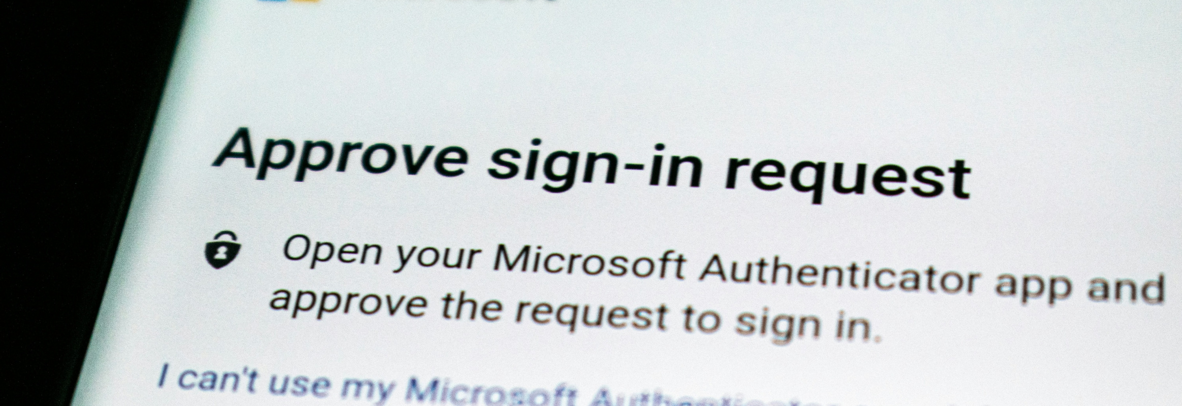Image of screen showing Microsoft Multi Factor Authentication by Ed Hardie Rmiszlv8qv4 Unsplash